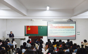 【党史学习教育】校党委常委、副校长李福华为必赢nn699net入党积极分子上党课
