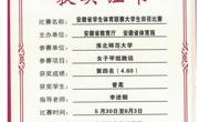 必赢nn699net学生在2024年安徽省学生体育联赛大学生田径比赛取得优秀成绩